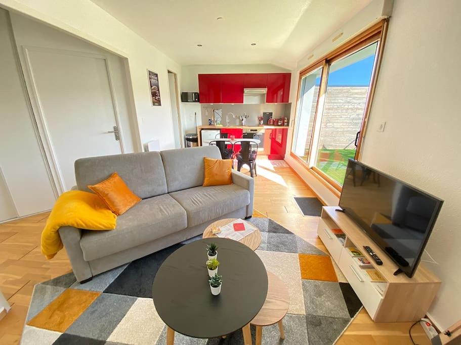 Grand Studio, Belle Terrasse Avec Vue Nantes Bagian luar foto