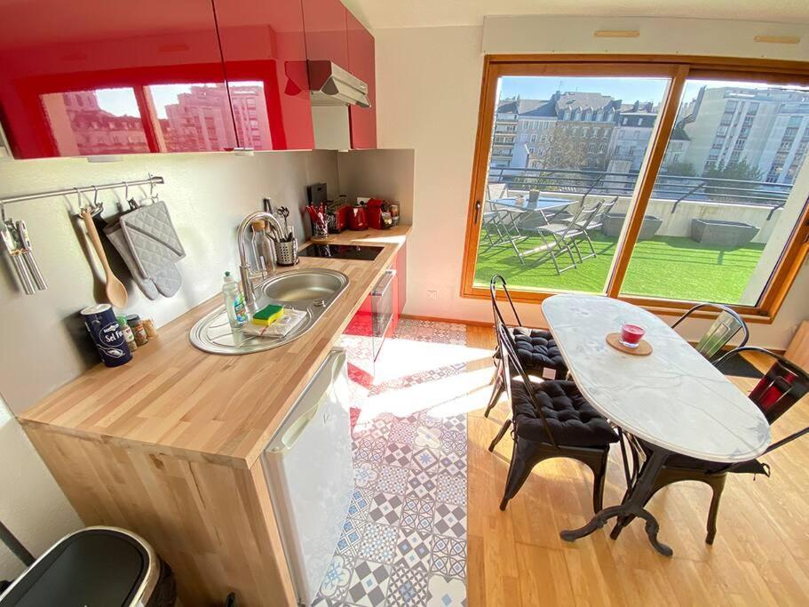 Grand Studio, Belle Terrasse Avec Vue Nantes Bagian luar foto